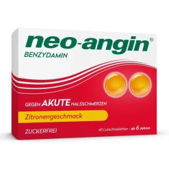 Benzydamin gegen akute Halsschmerzen - Zitronengeschmack - zuckerfrei|neo-angin Outlet