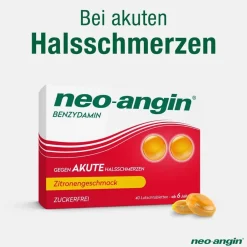 Benzydamin gegen akute Halsschmerzen - Zitronengeschmack - zuckerfrei|neo-angin Outlet