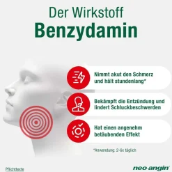 Benzydamin Spray gegen akute Halsschmerzen - zuckerfrei|neo-angin Discount