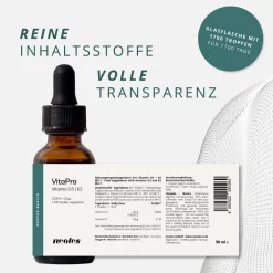 neotes VitaPro Vitamin D3/K2 MK-7 Öl> Clearance