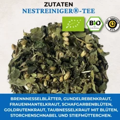 Nestreiniger® Tee - 100% biologisch - Vita Et Natura® Teemanufaktur| Hot