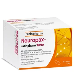 Neuropax- forte mit Uridinmonophosphat (UMP), Vitamin B12 und Folsäure|ratiopharm