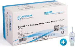 Newgene COVID-19 Antigen Laientest | Nasenabstrich + GRATIS BLT Desinfektionsmittel> Hot