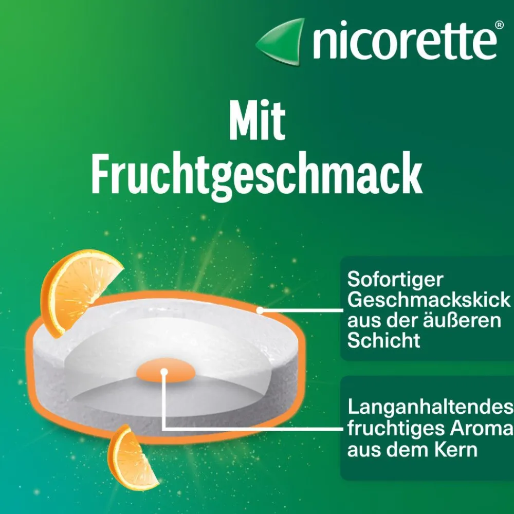 Fruit 2 mg: Nikotin Lutschtabletten zur Rauchentwöhnung|Nicorette Sale