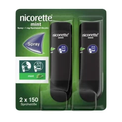 mint Spray zum Rauchen aufhören, mit App-Funktion>Nicorette New