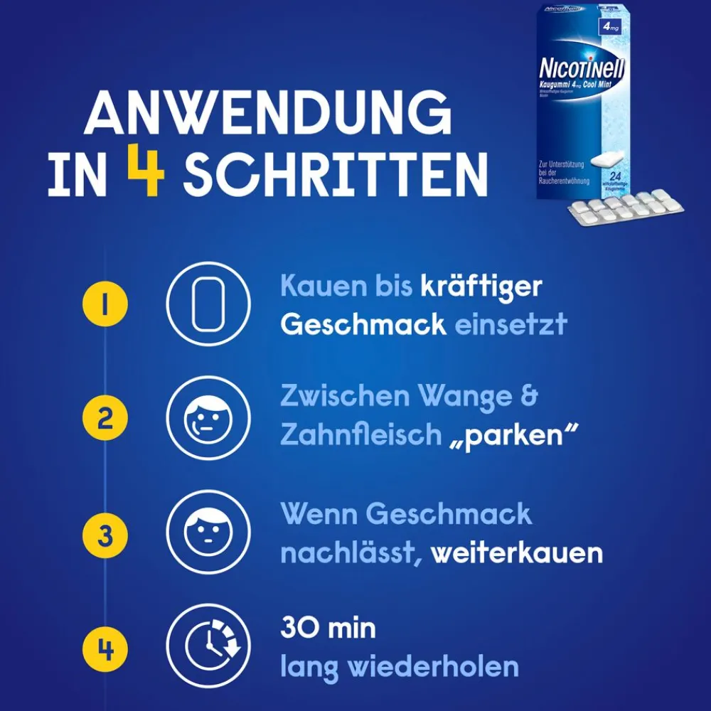 ® 4 mg Tropenfrucht Kaugummi>Nicotinell New