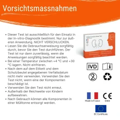 Nierenfunktionstest - Albumin Urin Selbsttest für Zuhause, Niere prüfen - Patris Health®| Outlet