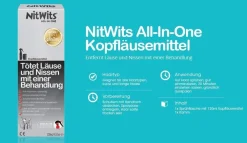 NitWits Läusemittel Kopfläuse - All-In-One Läuse Abwehrspray gegen Läuse und Nissen><noscript><img width=