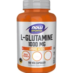 , L-Glutamine, 1000mg, 120 Veg. Kapseln|now foods Clearance