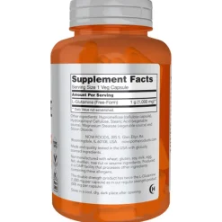 , L-Glutamine, 1000mg, 120 Veg. Kapseln|now foods Clearance
