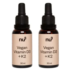Premium Vegan Vitamin D3 + K2|Nu3 Hot