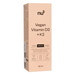 Premium Vegan Vitamin D3 + K2|Nu3 Hot