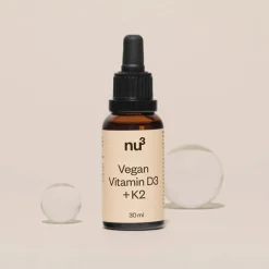 Premium Vegan Vitamin D3 + K2|Nu3 Hot