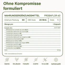 Nupure probaflor - Kapseln mit 11 wertvollen Bakterienkulturen plus Inulin| Discount