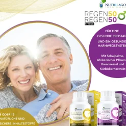 Nutrilago® REGEN50 - PROSTATA UND BLASE , Premium Komplex-Reich an Beta-Sitosterol uvm.><noscript><img width=