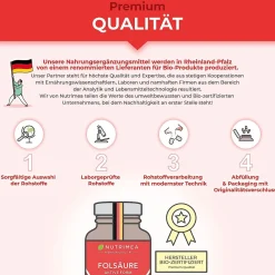 Nutrimea FOLSÄURE Vitamin B9 5-MTHF| Sale