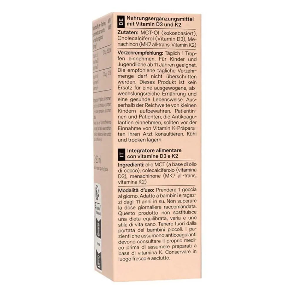 Vitamin D3 + K2|Nu3 New