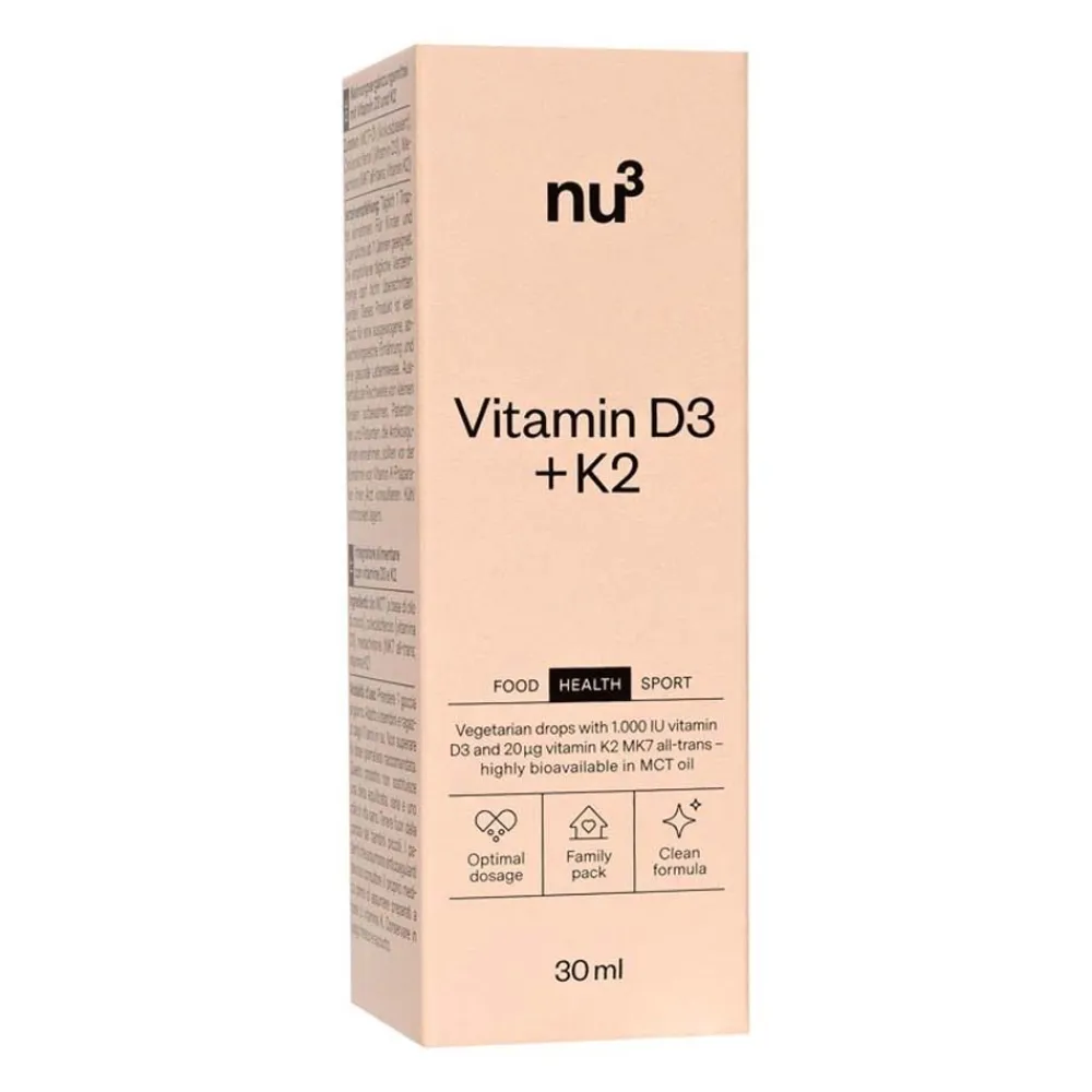 Vitamin D3 + K2|Nu3 New