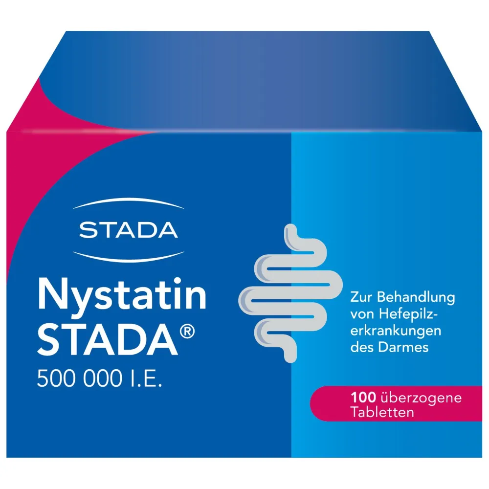 STADA® 500.000 I.E. überzogene Tabletten bei Pilzerkrankungen|Nystatin Hot