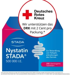 STADA® 500.000 I.E. überzogene Tabletten bei Pilzerkrankungen|Nystatin Hot