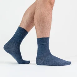 Occulto Socken Herren ohne Naht ohne Gummibund Baumwolle 6er Pack (Modell: Oliver) Blk 43-46><noscript><img width=
