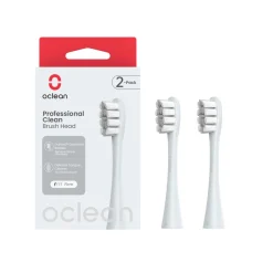 Oclean Bürstenkopf Prof. Clean - Silber, 2er Pack| Best