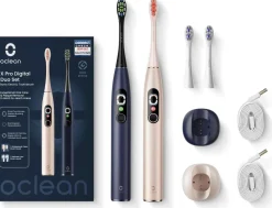 Oclean  X Pro Digital Duo Blau / Gold Elektrische Zahnbürste|