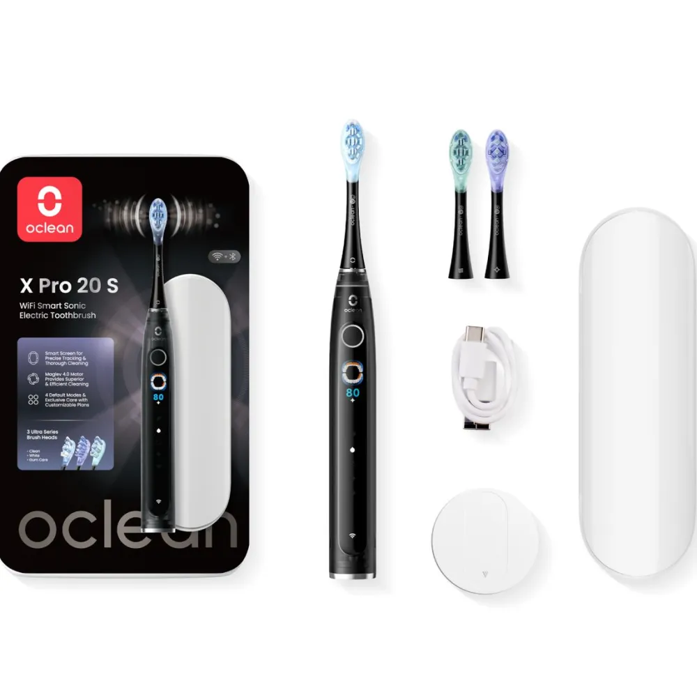 Oclean X Pro 20 S Zahnbürste, Schwarz| Discount