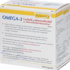 Omega-3 Lachsöl und Meeresfischöl Kapseln><noscript><img width=