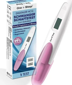 One+Step digitaler Schwangerschaftstest mit klarer Anzeige "schwanger" / "nicht schwanger"|one-step Outlet