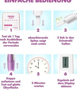 One+Step digitaler Schwangerschaftstest mit klarer Anzeige 
