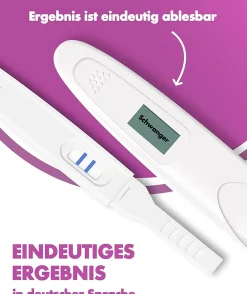 One+Step digitaler Schwangerschaftstest mit klarer Anzeige 