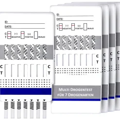 One+Step Drogentest für 7 Drogenarten - (COC/THC/OPI/AMP/MTD/BZO/MET)>one-step New