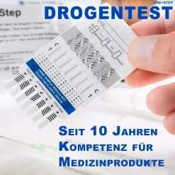One+Step Drogentest für 7 Drogenarten - (COC/THC/OPI/AMP/MTD/BZO/MET)><noscript><img width=