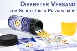 100 One+Step Urinteststreifen für 10 Indikatoren - Gesundheitstest inkl. Referenzfarbkarte|one-step