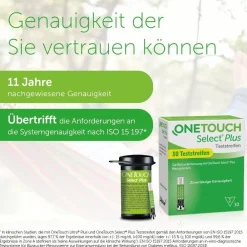 OneTouch Select® Plus Blutzuckerteststreifen zur Blutzucker-Messung bei Diabetes (Zucker-Krankheit)| New