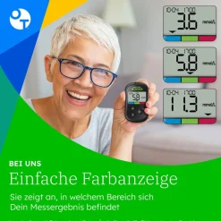 OneTouch Select Plus Flex® Diabetes Starter-Set XL mmol/l, 40 Teststreifen, 40 sterile Lanzetten, 1 Stechhilfe><noscript><img width=