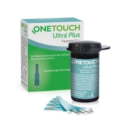 OneTouch Ultra® Plus  Blutzuckerteststreifen zur Blutzucker-Messung bei Diabetes (Zucker-Krankheit)> Hot