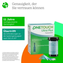 OneTouch Ultra® Plus  Blutzuckerteststreifen zur Blutzucker-Messung bei Diabetes (Zucker-Krankheit)><noscript><img width=