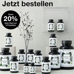 Only Nature® Forskolin 500 mg – Pflanzliche Unterstützung der Blase – Hochdosiert mit 20 % Forskolin| Sale