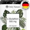 Only Nature® L Glutathion Hochdosiert 500 mg - Immunsystem & Entgifung - reduziertes L-Glutathion| Best
