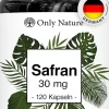 Only Nature® Safran Kapseln 30 mg - (Affron®)  – Safran Extrakt 10:1 – Innere Balance & Stimmung> Best