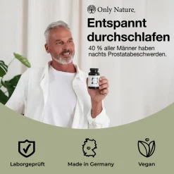 Only Nature® Sägepalmenextrakt 500 mg - in Deutschland produziert - Sägepalme Prostata Kapseln| Outlet