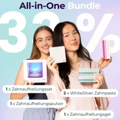 Onlysmile® All-in-One Bundle – Zahnbleaching Set, Gel, Zahnpulver & 2x Zahnpasta><noscript><img width=