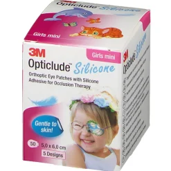 Opticlude 3M Silicone Girls mini 5 x 6 cm><noscript><img width=