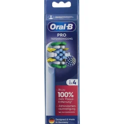 Oral-B Aufsteckbürsten 4 Stück Pro Tiefenreinigung weiß| Sale