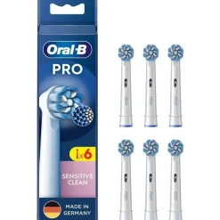Oral-B  Aufsteckbürsten 6 Stück PRO Sensitive Clean weiß| Hot
