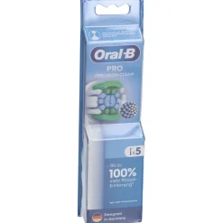 ORAL-B Precision Clean Ersatzbürstenkopf, Weiss (5er-Pack)| Discount