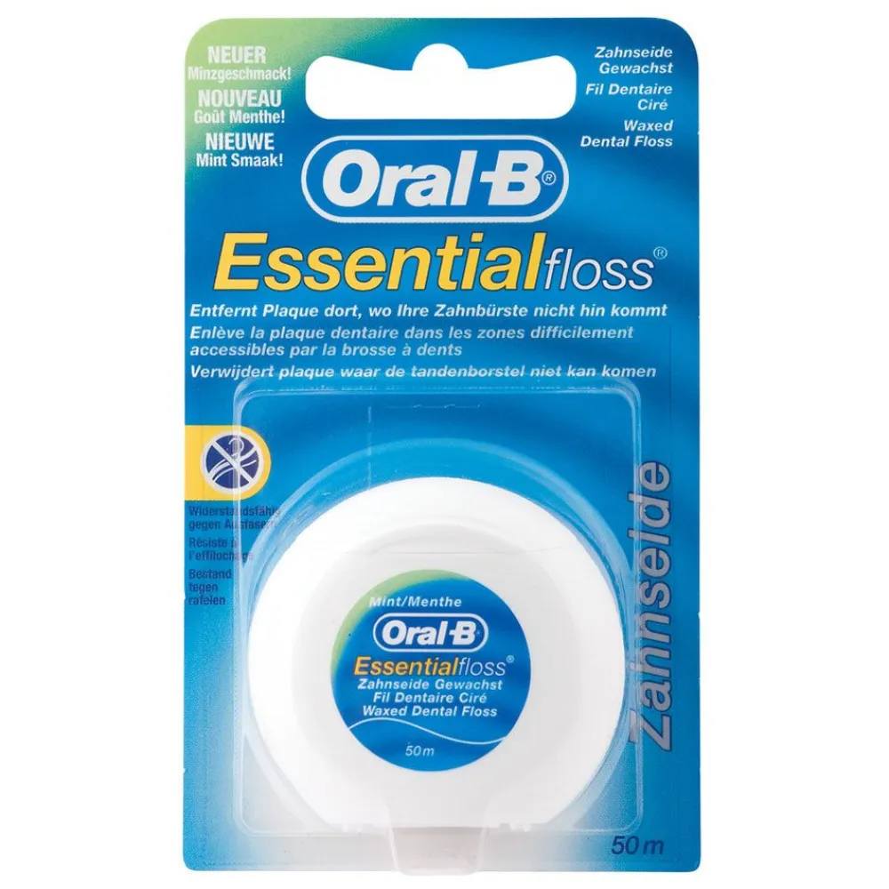 ® Zahnseide Essentialfloss mint gewachst 50 m>Oral-B Sale