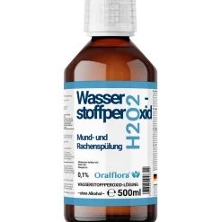 Oralflora Mundspülung H2O2 Wasserstoffperoxid 0,1%> New